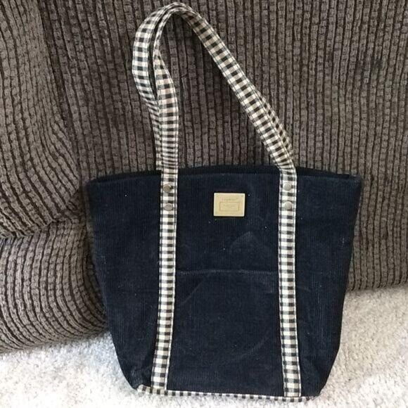 Longaberger small black tote - Picture 1 of 7